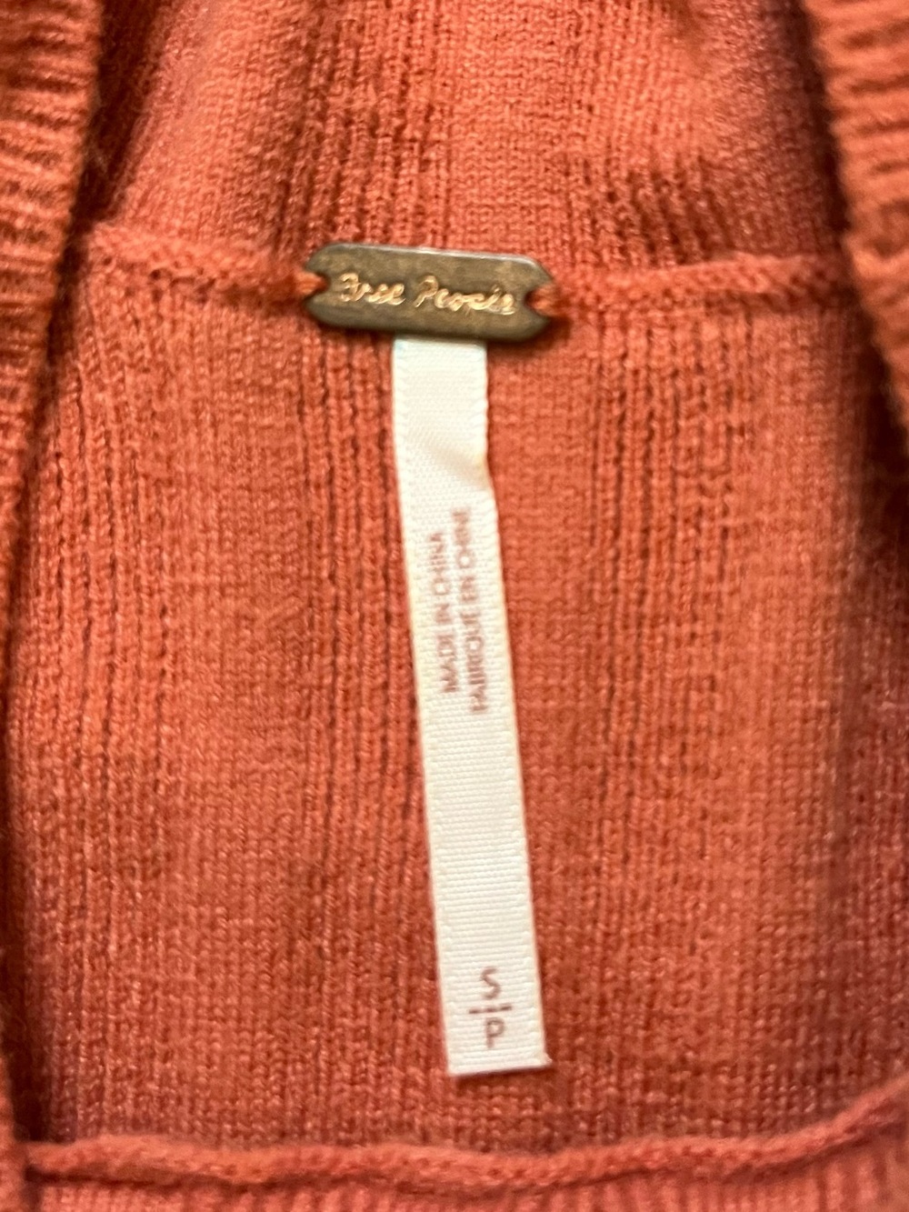 Free People Ribbed Knit Mock Neck Dress XS/S - Picture 4 of 7